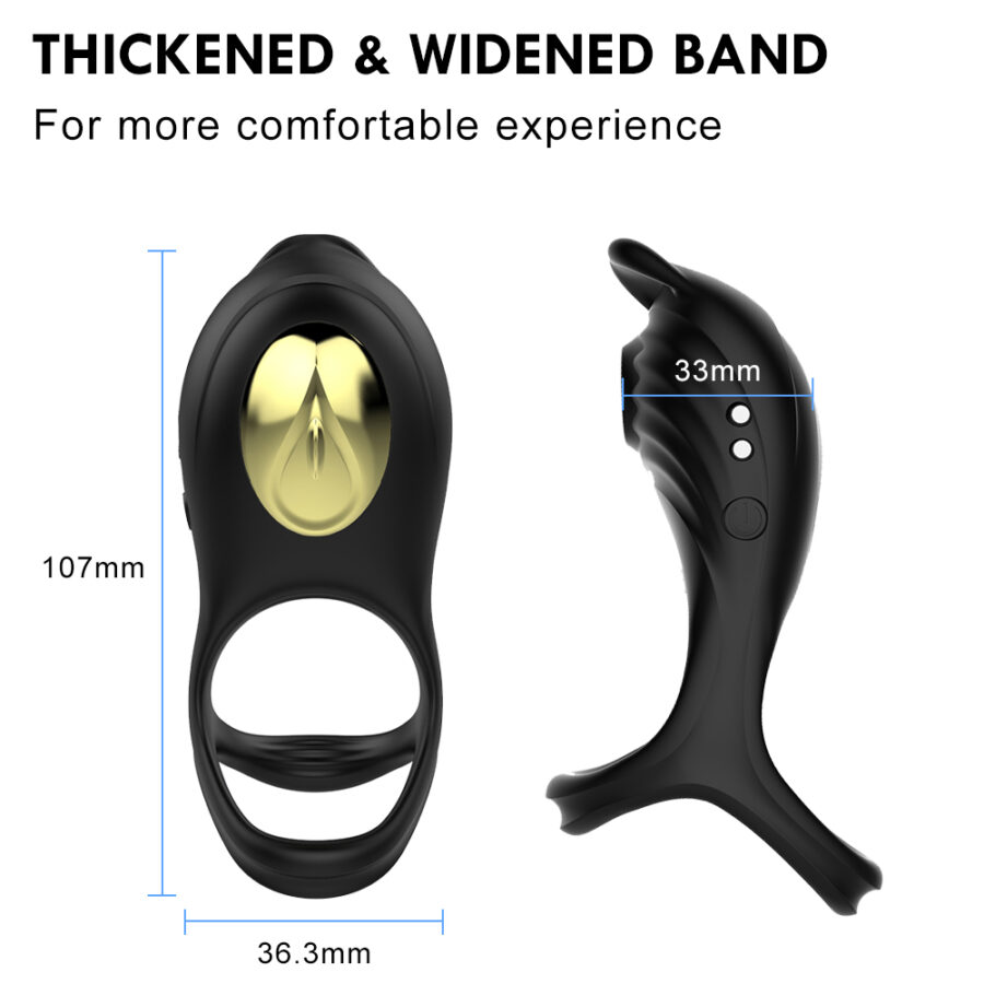 Clit-Sucking Penis Rings Vibrator