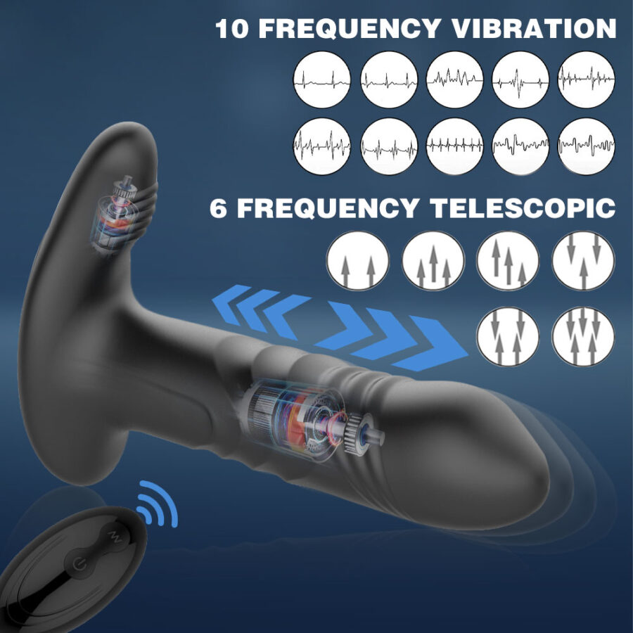 Wireless Telescopic Vibrator