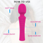 silicone Rechargeable AV Wand